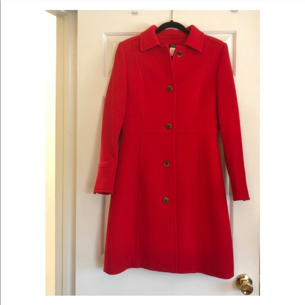 J Crew Women’s Classic Lady Day Coat w/ Thinsulate